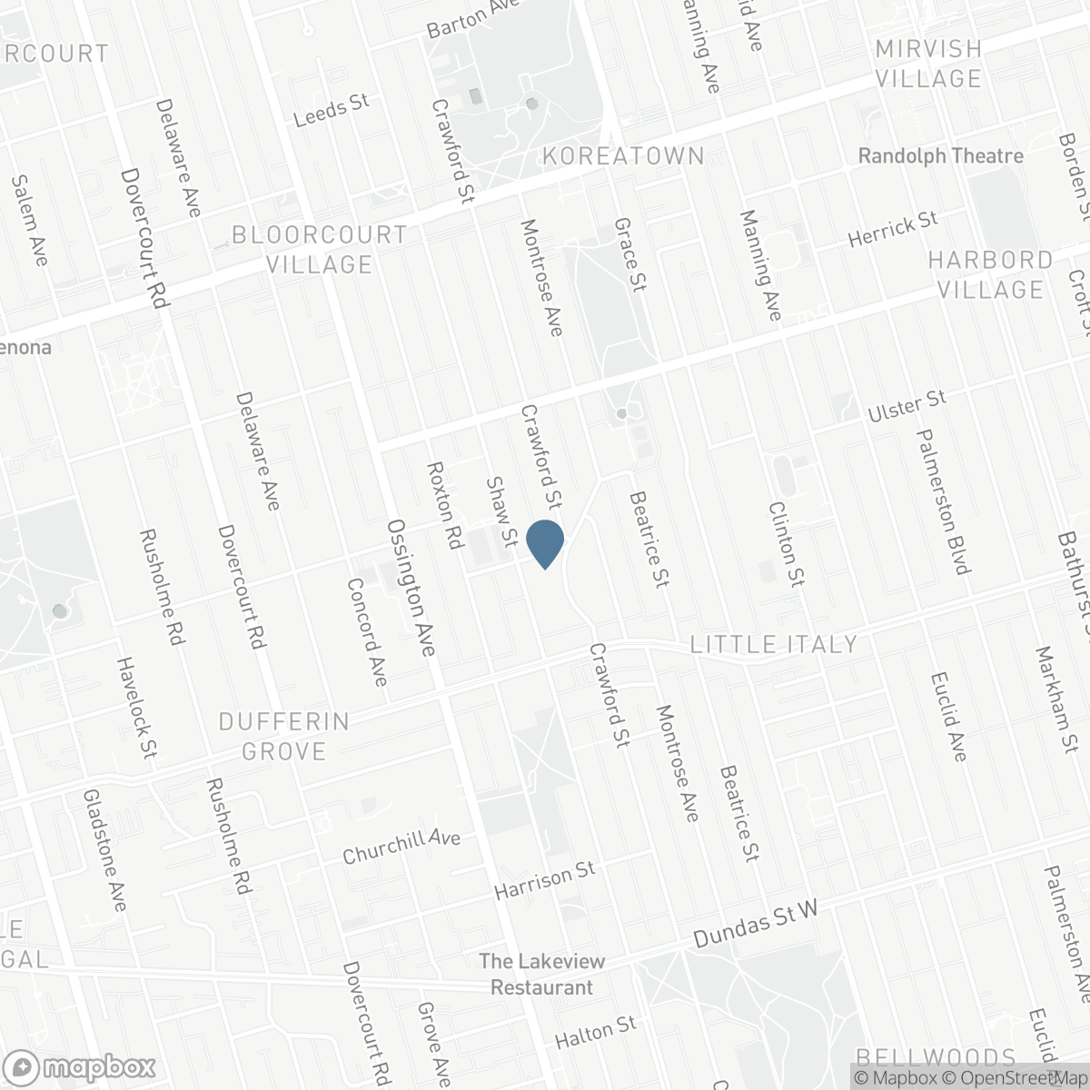 472 CRAWFORD STREET, Toronto, Ontario M6G 3J8